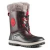 Quechua Botas De Nieve Niños Talla 30-38 Piel Impermeable SH500 Marrón -Equipo De Esquí botas de nieve nios talla 30 38 piel impermeable sh500 marron