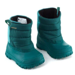 WEDZE Botas De Nieve Y Apreski Impermeables Bebé Tallas 18 A 25 Lugik Warm Turquesa 12 WEDZE Botas De Nieve Y Apreski Impermeables Bebé Tallas 18 A 25 Lugik Warm Turquesa -Equipo De Esquí botas de nieve y apreski impermeables bebe tallas 18 a 25 lugik warm turquesa 4