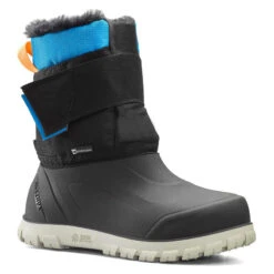 Quechua Botas Nieve Y Apreski Impermeables Niños Talla 24-38 SH500 XWarm Negro