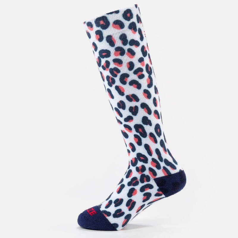 WEDZE CALCETINES DE ESQUÍ Y SNOWBOARD NIÑOS - 100 - Leopardo 4 WEDZE CALCETINES DE ESQUÍ Y SNOWBOARD NIÑOS - 100 - Leopardo - Imagen 2