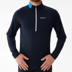 Camiseta Cálida De Esquí De Fondo Hombre XC S T-S W 100 Azul Oscuro -Equipo De Esquí camiseta calida de esqui de fondo hombre xc s t s w 100 azul oscuro 1