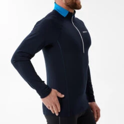 Camiseta Cálida De Esquí De Fondo Hombre XC S T-S W 100 Azul Oscuro -Equipo De Esquí camiseta calida de esqui de fondo hombre xc s t s w 100 azul oscuro 2