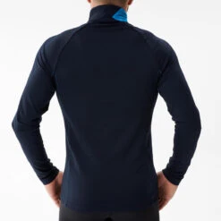 Camiseta Cálida De Esquí De Fondo Hombre XC S T-S W 100 Azul Oscuro -Equipo De Esquí camiseta calida de esqui de fondo hombre xc s t s w 100 azul oscuro 3