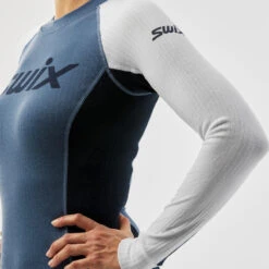 Camiseta Interior Mujer SWIX Manga Larga, Cuello Redondo -Equipo De Esquí camiseta interior mujer swix manga larga cuello redondo 4