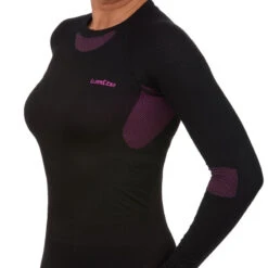 Camiseta Interior Térmica De Esquí Mujer Wedze Ski 580 Negro 10 Camiseta Interior Térmica De Esquí Mujer Wedze Ski 580 Negro -Equipo De Esquí camiseta interior termica de esqui mujer wedze ski 580 negro 3