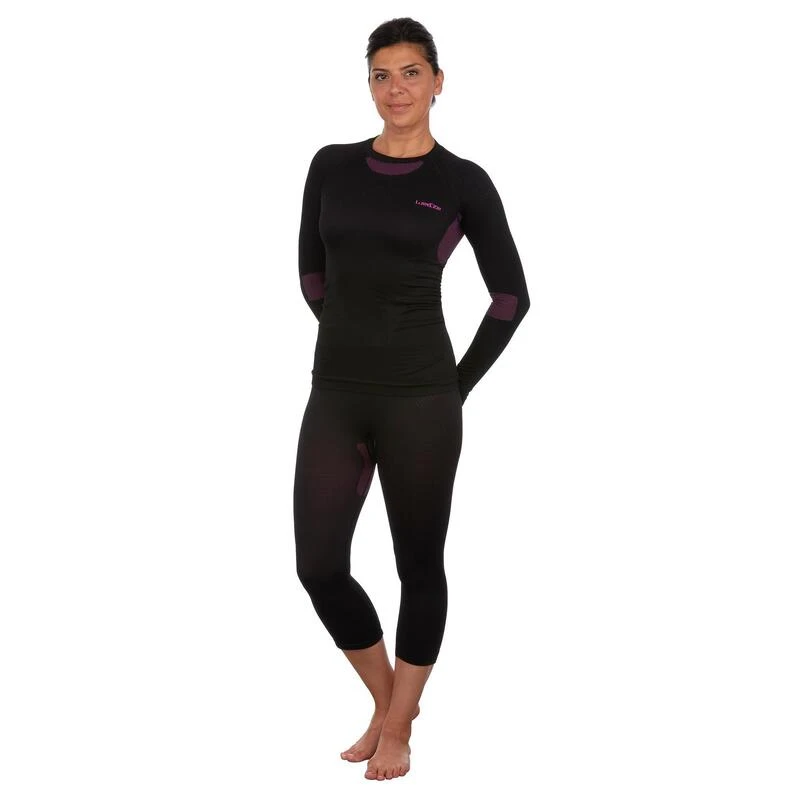 Camiseta Interior Térmica De Esquí Mujer Wedze Ski 580 Negro 7 Camiseta Interior Térmica De Esquí Mujer Wedze Ski 580 Negro - Imagen 5
