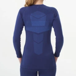 Camiseta Térmica Interior De Esquí De Fondo Y Nieve Mujer Inovik XC S 900 Azul -Equipo De Esquí camiseta termica interior de esqui de fondo y nieve mujer inovik xc s 900 azul 1