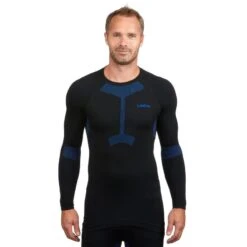 Camiseta Térmica Interior De Esquí Y Nieve Hombre Wedze Ski 580 Negro