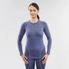 Camiseta Térmica Interior De Esquí Y Nieve Mujer Wedze BL 980 Azul 2 Camiseta Térmica Interior De Esquí Y Nieve Mujer Wedze BL 980 Azul -Equipo De Esquí camiseta termica interior de esqui y nieve mujer wedze bl 980 azul