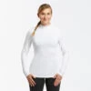 Camiseta Térmica Interior De Esquí Y Nieve Mujer Wedze Ski 500 Blanco -Equipo De Esquí camiseta termica interior de esqui y nieve mujer wedze ski 500 blanco
