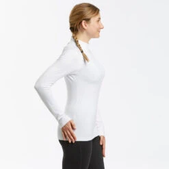 Camiseta Térmica Interior De Esquí Y Nieve Mujer Wedze Ski 500 Blanco -Equipo De Esquí camiseta termica interior de esqui y nieve mujer wedze ski 500 blanco 2