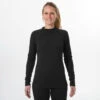 Camiseta Térmica Interior De Esquí Y Nieve Mujer Wedze Ski BL100 Negro 2 Camiseta Térmica Interior De Esquí Y Nieve Mujer Wedze Ski BL100 Negro -Equipo De Esquí camiseta termica interior de esqui y nieve mujer wedze ski bl100 negro