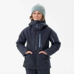 WEDZE CHAQUETA DE ESQUÍ 3 EN 1 NIÑO - FR 900 JR - AZUL MARINO