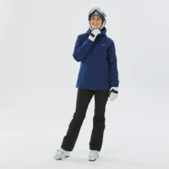 Chaqueta De Esquí Y Nieve Impermeable Mujer Wedze Ski-P JKT100 Azul 10 Chaqueta De Esquí Y Nieve Impermeable Mujer Wedze Ski-P JKT100 Azul -Equipo De Esquí chaqueta de esqui y nieve impermeable mujer wedze ski p jkt100 azul 2