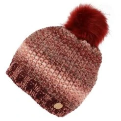Regatta Gorro Beanie Frosty V Punto Para Mujer Negro -Equipo De Esquí gorro beanie frosty v punto para mujer rojo clarete
