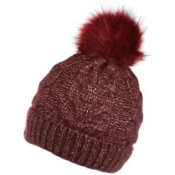 Regatta Gorro Beanie Lovella III De Punto Para Mujer Negro -Equipo De Esquí gorro beanie lovella iii de punto para mujer rojo clarete