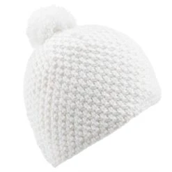 Gorro De Invierno Adulto Wedze Timeless Blanco -Equipo De Esquí gorro de invierno adulto wedze timeless blanco 1