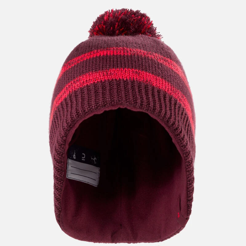 WEDZE Gorro De Invierno Bebé Flap Burdeos 3 WEDZE Gorro De Invierno Bebé Flap Burdeos - Imagen 2