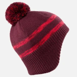 WEDZE Gorro De Invierno Bebé Flap Burdeos 11 WEDZE Gorro De Invierno Bebé Flap Burdeos -Equipo De Esquí gorro de invierno bebe flap burdeos 4