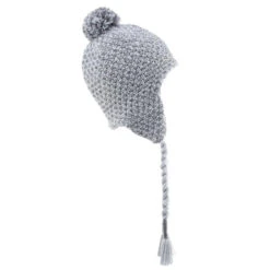 Gorro De Invierno Con Orejeras Niños Wedze Timeless Gris -Equipo De Esquí gorro de invierno con orejeras nios wedze timeless gris 3