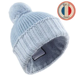 WEDZE Gorro De Invierno Niños Grand Nord Made In France Verde -Equipo De Esquí gorro de invierno nios grand nord made in france azul claro