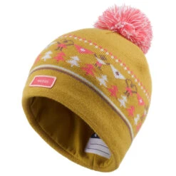 WEDZE Gorro De Invierno Niños Jacquard Ocre -Equipo De Esquí gorro de invierno nios jacquard ocre 3