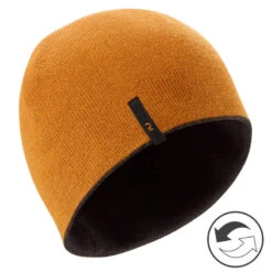 WEDZE Gorro De Invierno Niños Reversible Rosa -Equipo De Esquí gorro de invierno nios reversible negro y camel