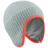 WEDZE Gorro De Invierno Peruano Bebé Para Casco De Esquí / Trineo Gris 1 WEDZE Gorro De Invierno Peruano Bebé Para Casco De Esquí / Trineo Gris -Equipo De Esquí gorro de invierno peruano bebe para casco de esqui trineo gris