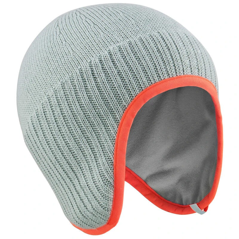 WEDZE Gorro De Invierno Peruano Bebé Para Casco De Esquí / Trineo Gris 3 WEDZE Gorro De Invierno Peruano Bebé Para Casco De Esquí / Trineo Gris
