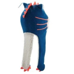 WEDZE Gorro De Invierno Peruano Niños Monstercat Azul -Equipo De Esquí gorro de invierno peruano nios monstercat azul 3