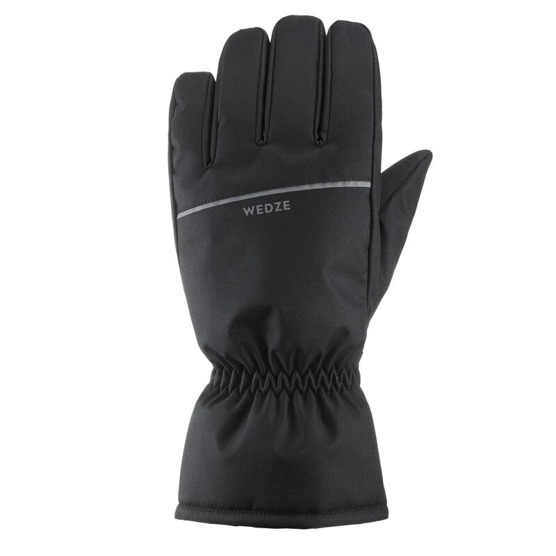 Guantes Térmicos De Esquí Y Nieve Impermeables Adulto Wedze Ski-P GL 100 Negro 3 Guantes Térmicos De Esquí Y Nieve Impermeables Adulto Wedze Ski-P GL 100 Negro