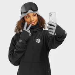 Guantes Térmicos Esquí Voss Gray -Equipo De Esquí guantes termicos esqui voss gray 2