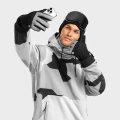 Guantes Térmicos Esquí Voss Gray -Equipo De Esquí guantes termicos esqui voss gray 3