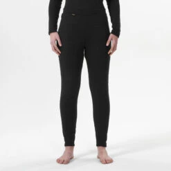 Leggins Térmicos De Esquí Y Nieve Mujer Wedze 100 Negro