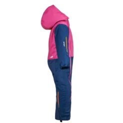 WEDZE Mono De Esquí Bebé Cálido E Impermeable - XWARM PULL'N FIT Rosa Y Azul -Equipo De Esquí mono de esqui bebe calido e impermeable xwarm pulln fit rosa y azul 4