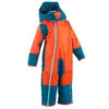 WEDZE Mono Esquí Bebé AIRCOMBI Rojo Anaranjado / Azul -Equipo De Esquí mono esqui bebe aircombi rojo anaranjado azul