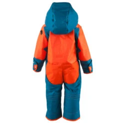 WEDZE Mono Esquí Bebé AIRCOMBI Rojo Anaranjado / Azul -Equipo De Esquí mono esqui bebe aircombi rojo anaranjado azul 2