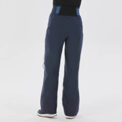 WEDZE Pantalón De Esquí Mujer - FR500 - Azul Marino -Equipo De Esquí pantalon de esqui mujer fr500 azul marino 1
