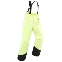 Equipo De Esquí 5 Pantalón De Esquí Y Nieve Niños 6-14 Años Wedze SKI-P 500 Amarillo