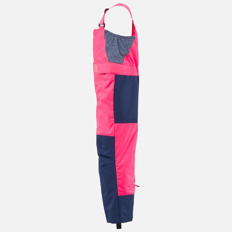 WEDZE PETO DE ESQUÍ NIÑOS CÁLIDO E IMPERMEABLE - 500 PNF ROSA FLUO Y AZUL MARINO 5 WEDZE PETO DE ESQUÍ NIÑOS CÁLIDO E IMPERMEABLE - 500 PNF ROSA FLUO Y AZUL MARINO - Imagen 3