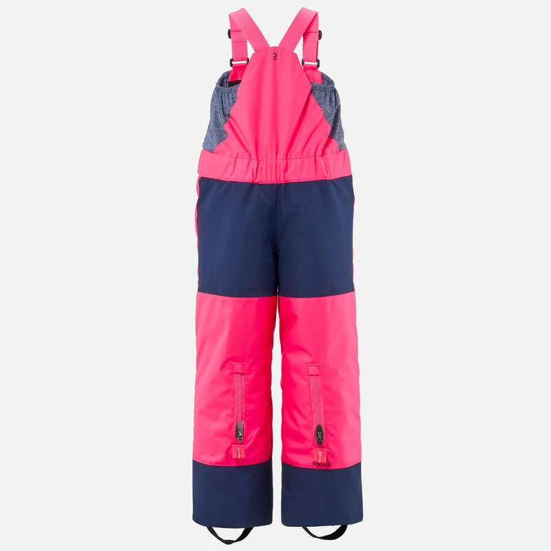 WEDZE PETO DE ESQUÍ NIÑOS CÁLIDO E IMPERMEABLE - 500 PNF ROSA FLUO Y AZUL MARINO 6 WEDZE PETO DE ESQUÍ NIÑOS CÁLIDO E IMPERMEABLE - 500 PNF ROSA FLUO Y AZUL MARINO - Imagen 4