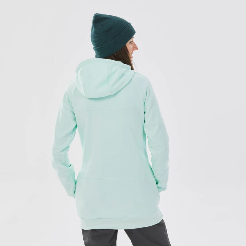 Sudadera Con Capucha Mujer Snowboard - SNB HDY Verde 6 Sudadera Con Capucha Mujer Snowboard - SNB HDY Verde - Imagen 4