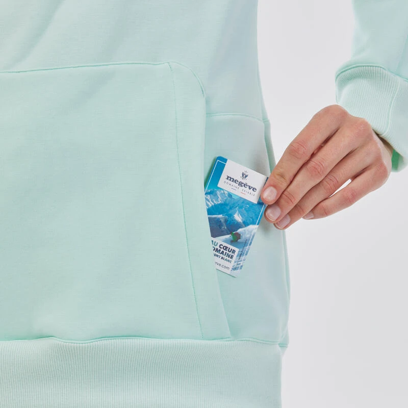 Sudadera Con Capucha Mujer Snowboard - SNB HDY Verde 7 Sudadera Con Capucha Mujer Snowboard - SNB HDY Verde - Imagen 5