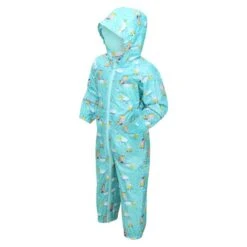 Regatta Traje Impermeable Pobble De Peppa Pig Nubes Para Niños/Niñas Azul Aruba -Equipo De Esquí traje impermeable pobble de peppa pig nubes para niosnias azul aruba 2